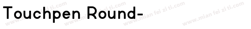 Touchpen Round字体转换
